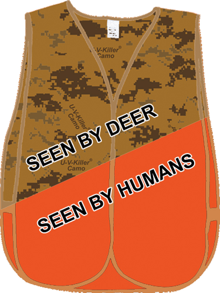 U-V-Killer Camo Blaze Orange Vest