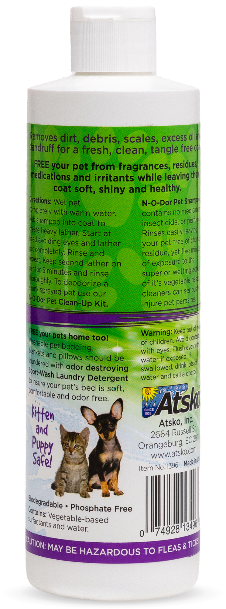 N-O-DOR® Pet Shampoo - 16 oz. - Image 2