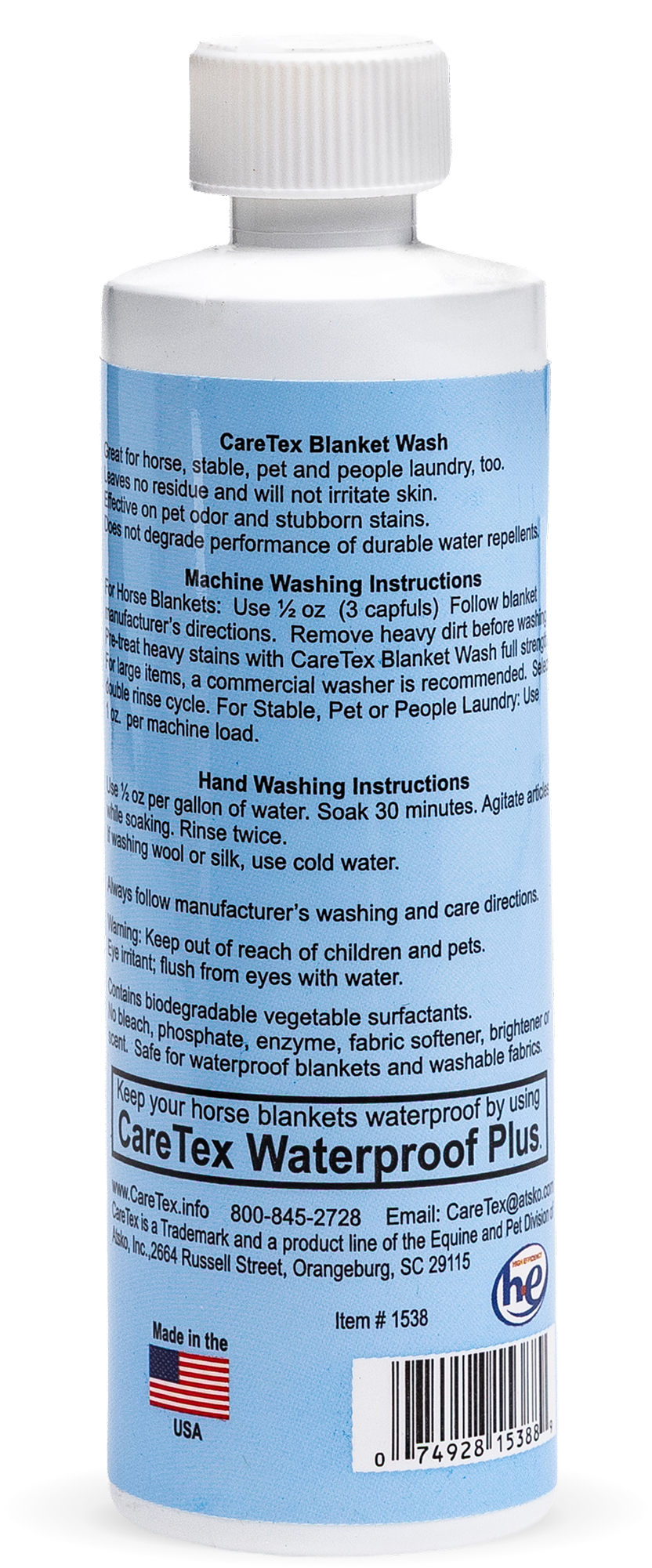 CareTex Horse Blanket Wash - Image 2